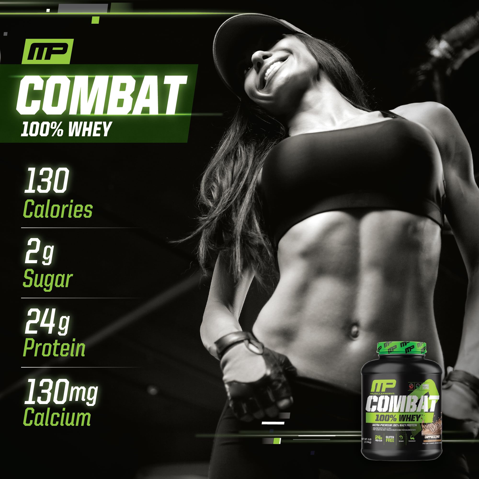 Foto 5 | Proteína De Suero En Polvo Musclepharm Combat 100% Cappuccino 2 27 Kg - Venta Internacional.