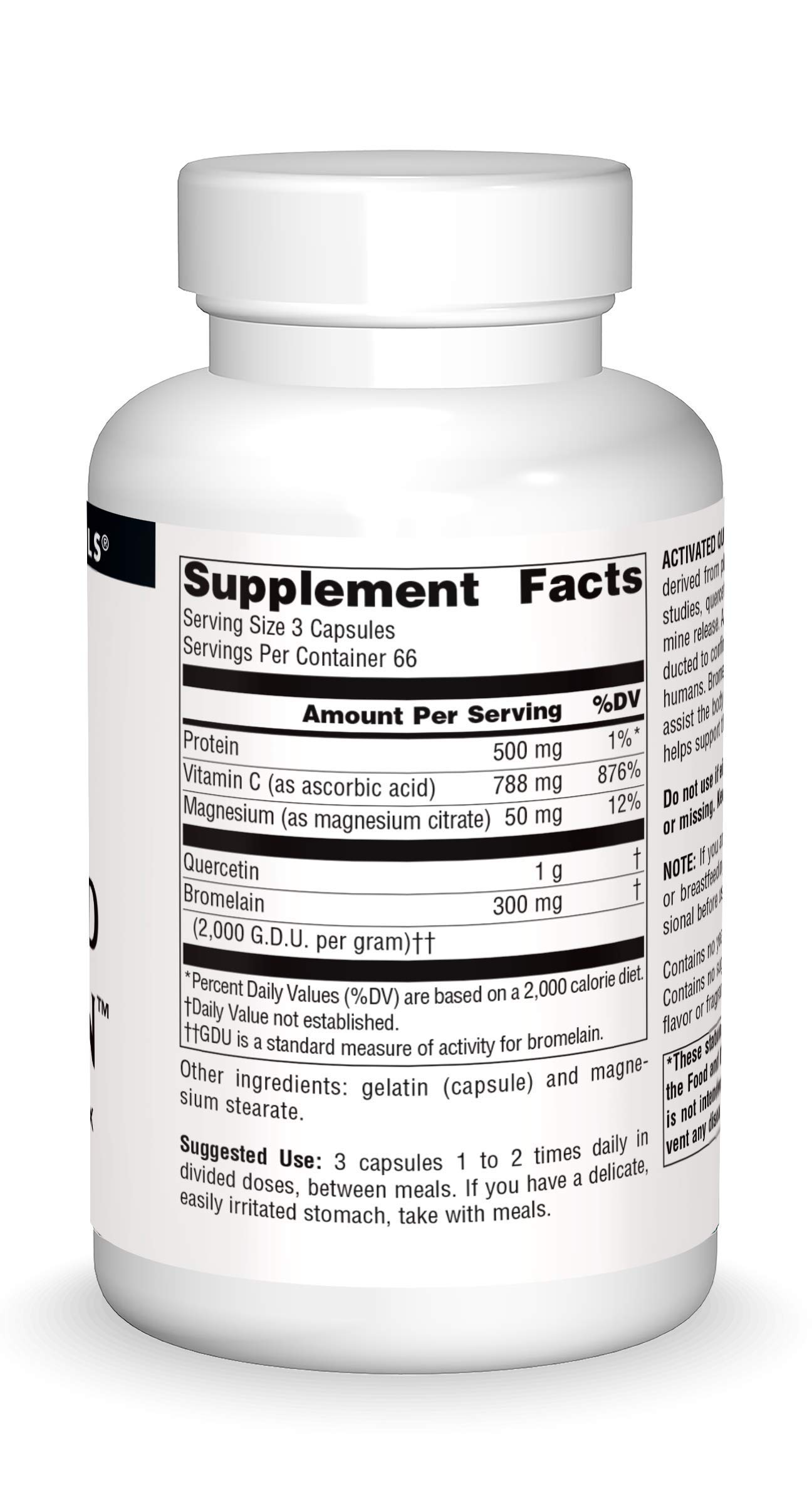 Foto 4 pulgar | Quercetina Activada Supplement Source Naturals 200 Cápsulas - Venta Internacional.