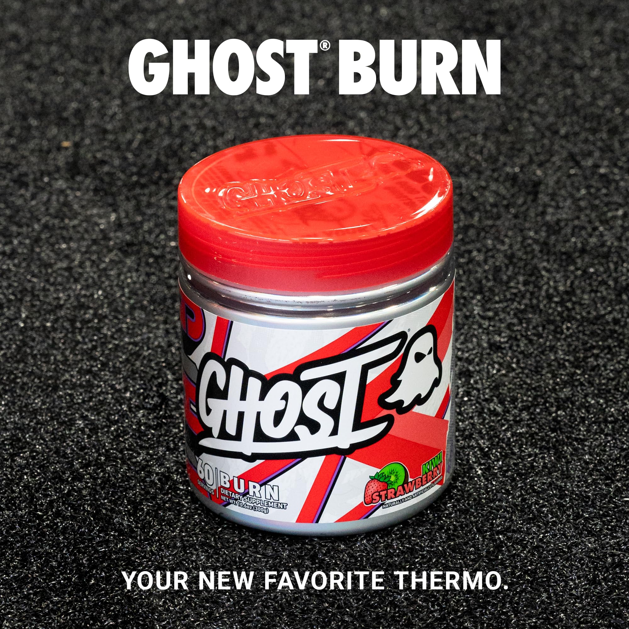 Foto 2 | Polvo Para Bajar De Peso Ghost Burn Kiwi Strawberry 60s - Venta Internacional.