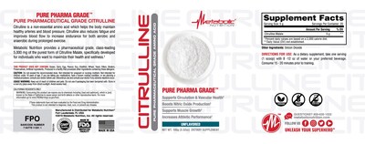 Foto 3 | Suplemento Metabólico De Citrulina En Polvo 100 G - Venta Internacional.