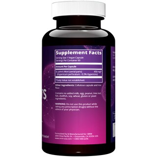 Foto 3 | Suplemento Mrm Nutrition Hierba De San Juan 450 Mg 60 Cápsulas - Venta Internacional.