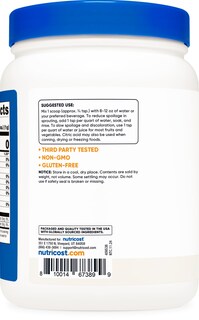 Foto 4 | Ácido Cítrico En Polvo Nutricost 1 Kg Sin Ogm Sin Gluten - Venta Internacional.