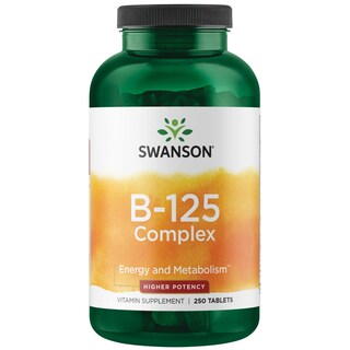 Foto 1 | Suplemento Del Complejo De Vitamina B-125 De Swanson 250 Tabletas - Venta Internacional.