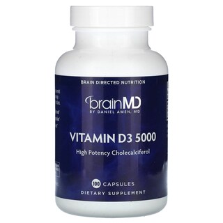 Foto 1 | Suplemento Brainmd Vitamina D3 5000 125 Mcg (5000 Ui) 100 Cápsulas - Venta Internacional.