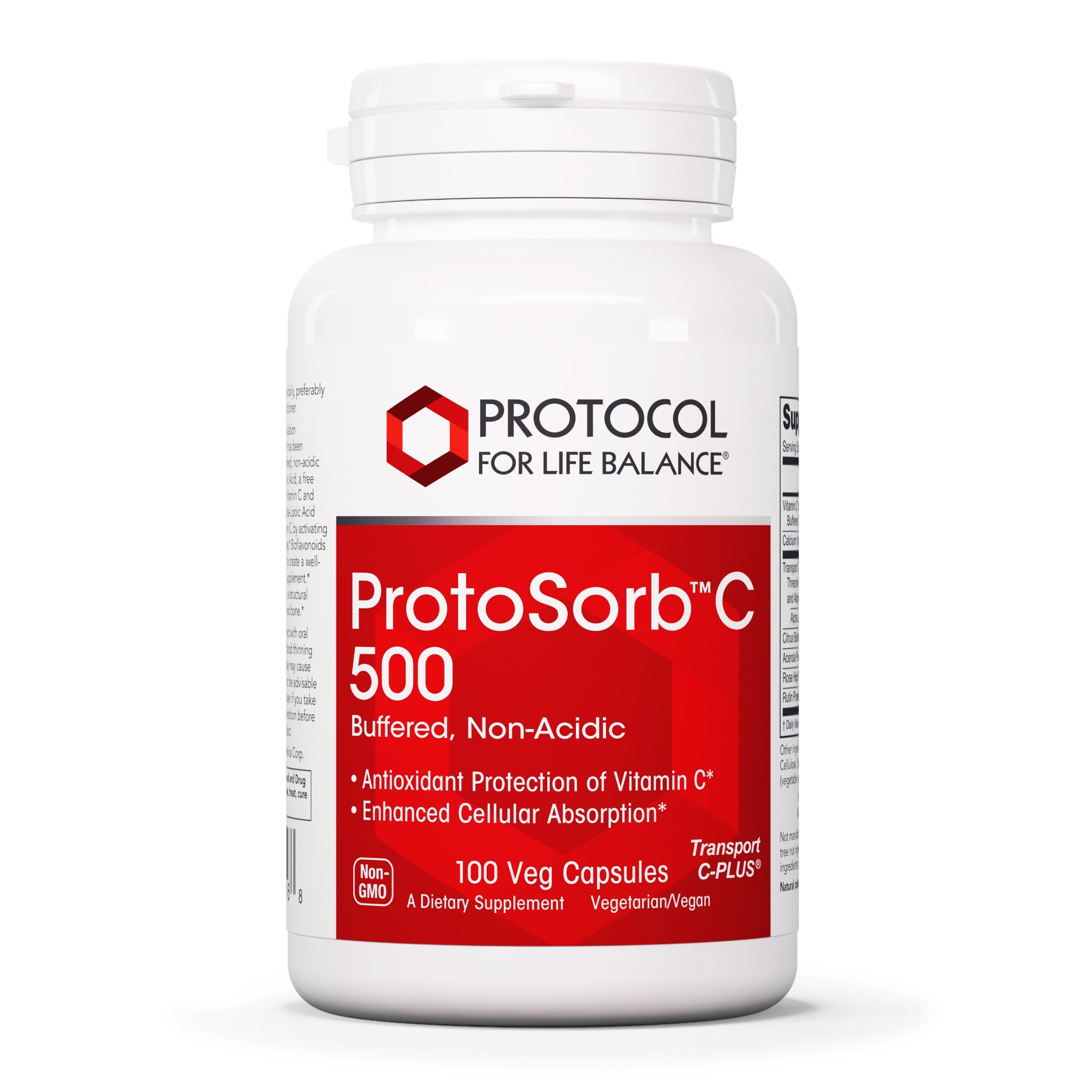 Foto 1 | Protocolo De Suplemento Protosorb C 500  Vitamina C  100 Cápsulas Vegetales - Venta Internacional.