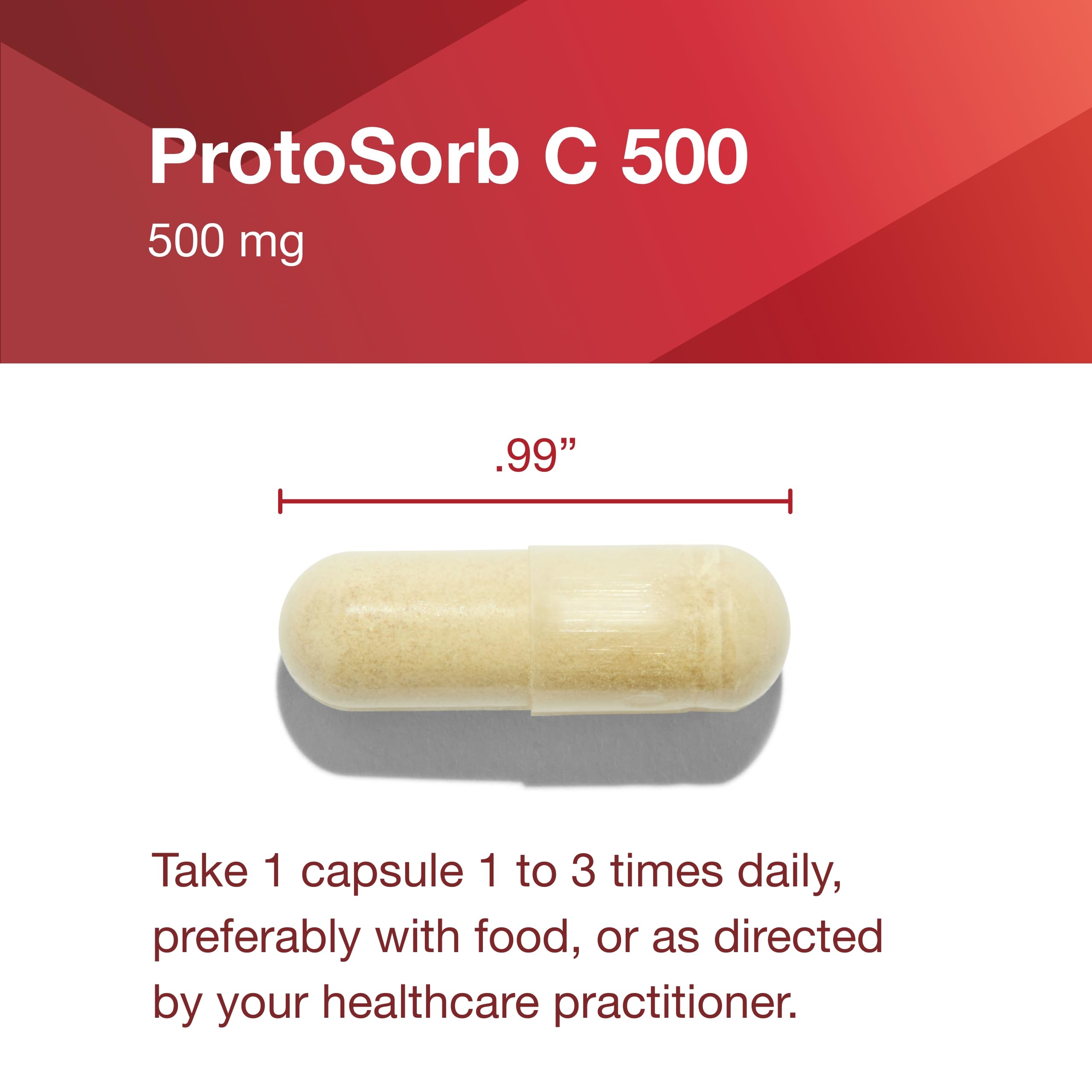Foto 7 | Protocolo De Suplemento Protosorb C 500  Vitamina C  100 Cápsulas Vegetales - Venta Internacional.