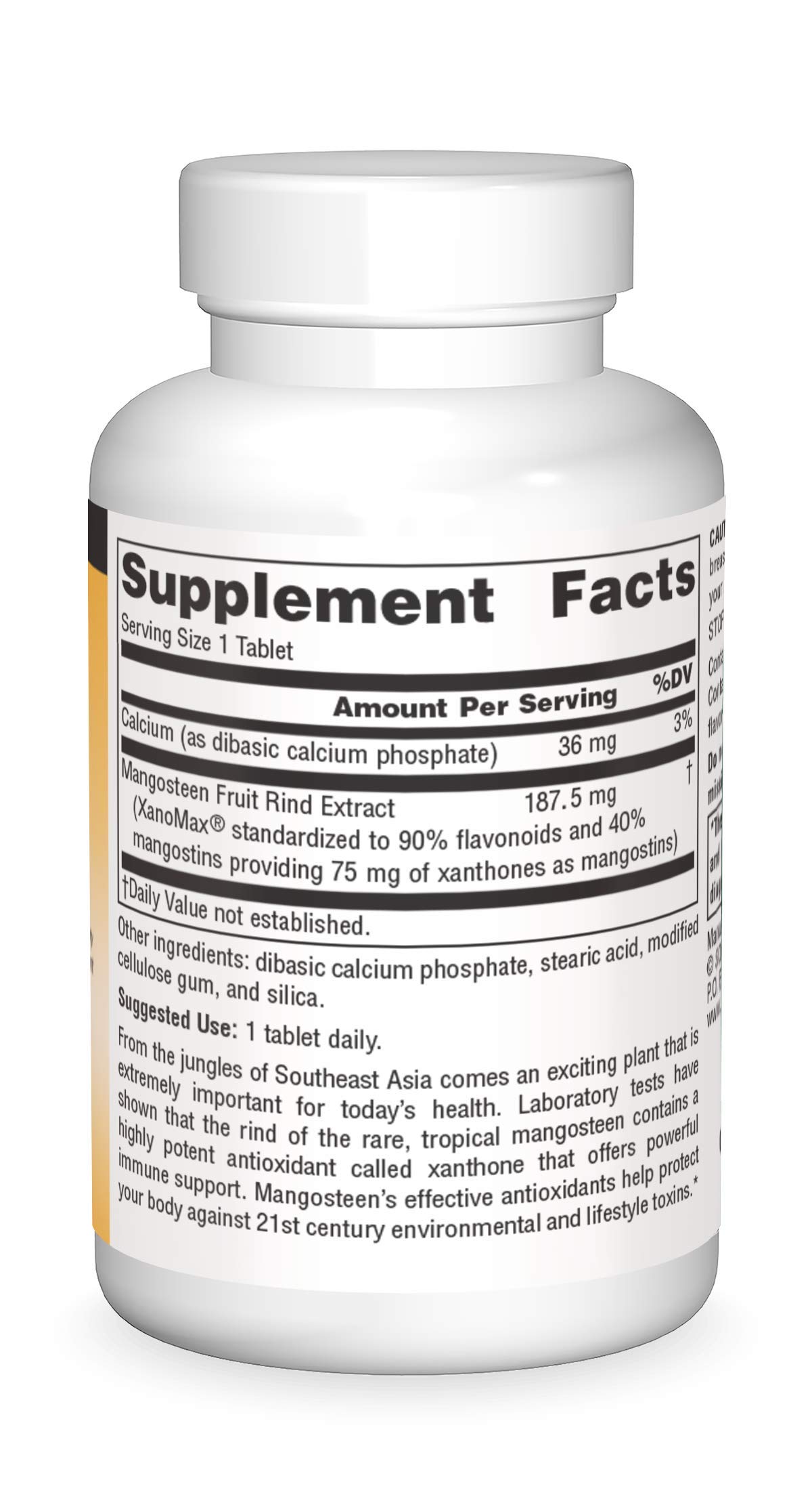 Foto 4 pulgar | Supplement Source Naturals Mangostán 60 Comprimidos 75 Mg - Venta Internacional.