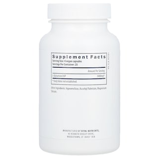 Foto 2 | Suplemento De Glutamina De Vital Nutrients 100 Cápsulas Veganas - Venta Internacional.