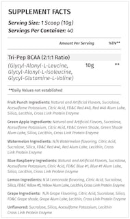 Foto 2 | Suplemento Metabolic Nutrition Tripep Bcaa Blue Raspberry - Venta Internacional.