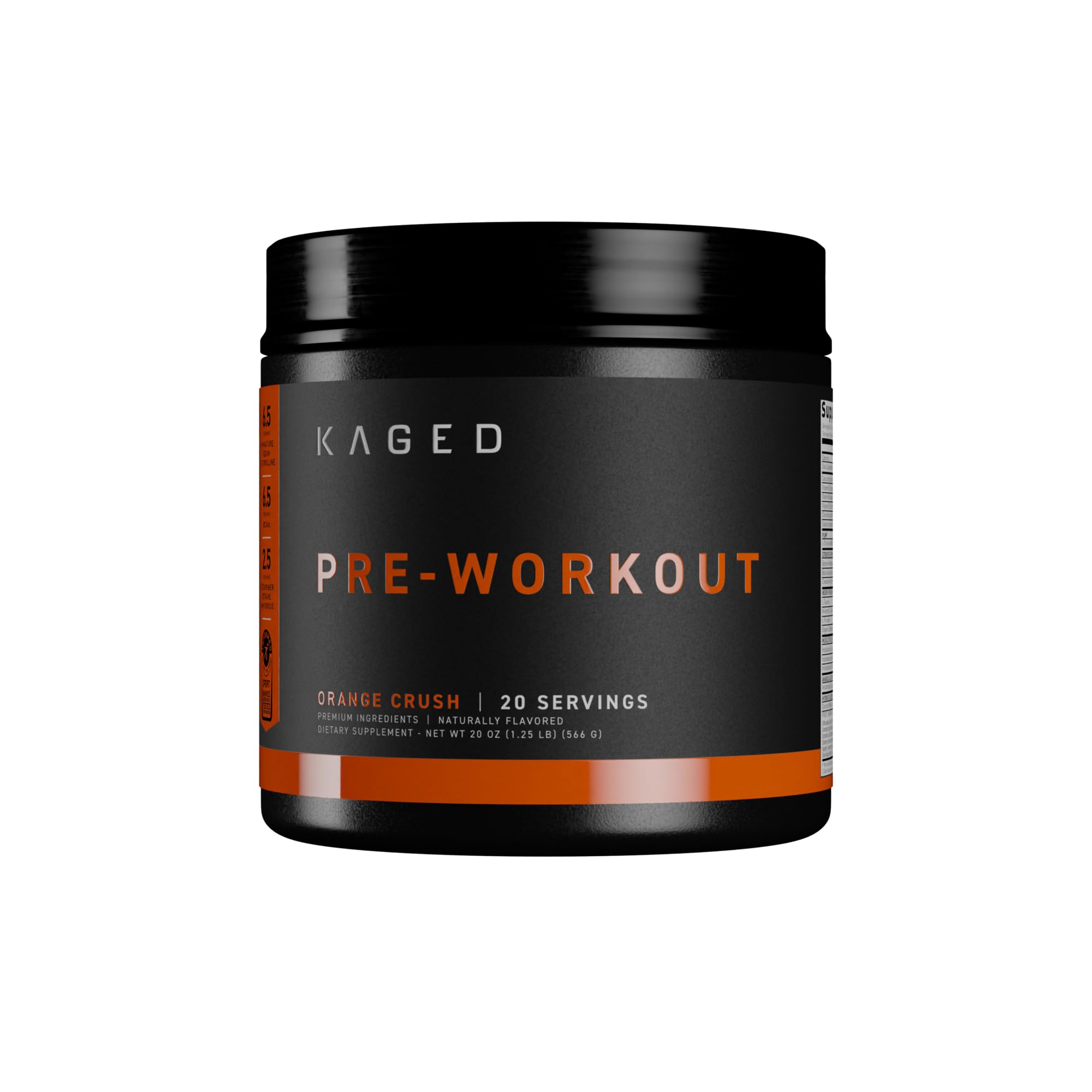 Foto 1 | Polvo Pre Workout Kaged Original Orange Krush  20 Porciones - Venta Internacional.