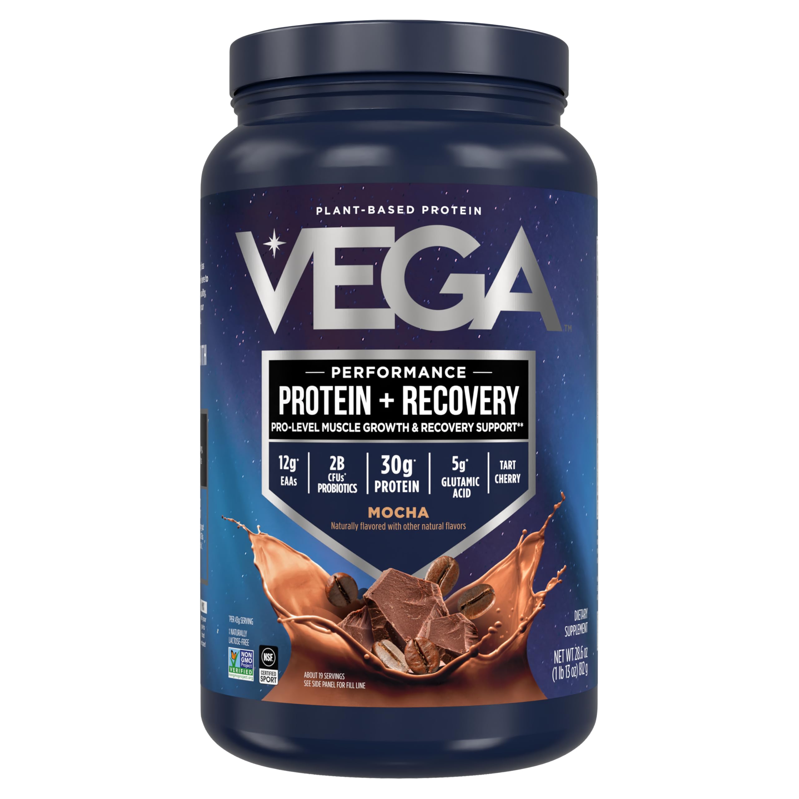 Foto 1 | Proteína En Polvo Vega Sport Vegan Mocha 850 G 19 Porciones - Venta Internacional.