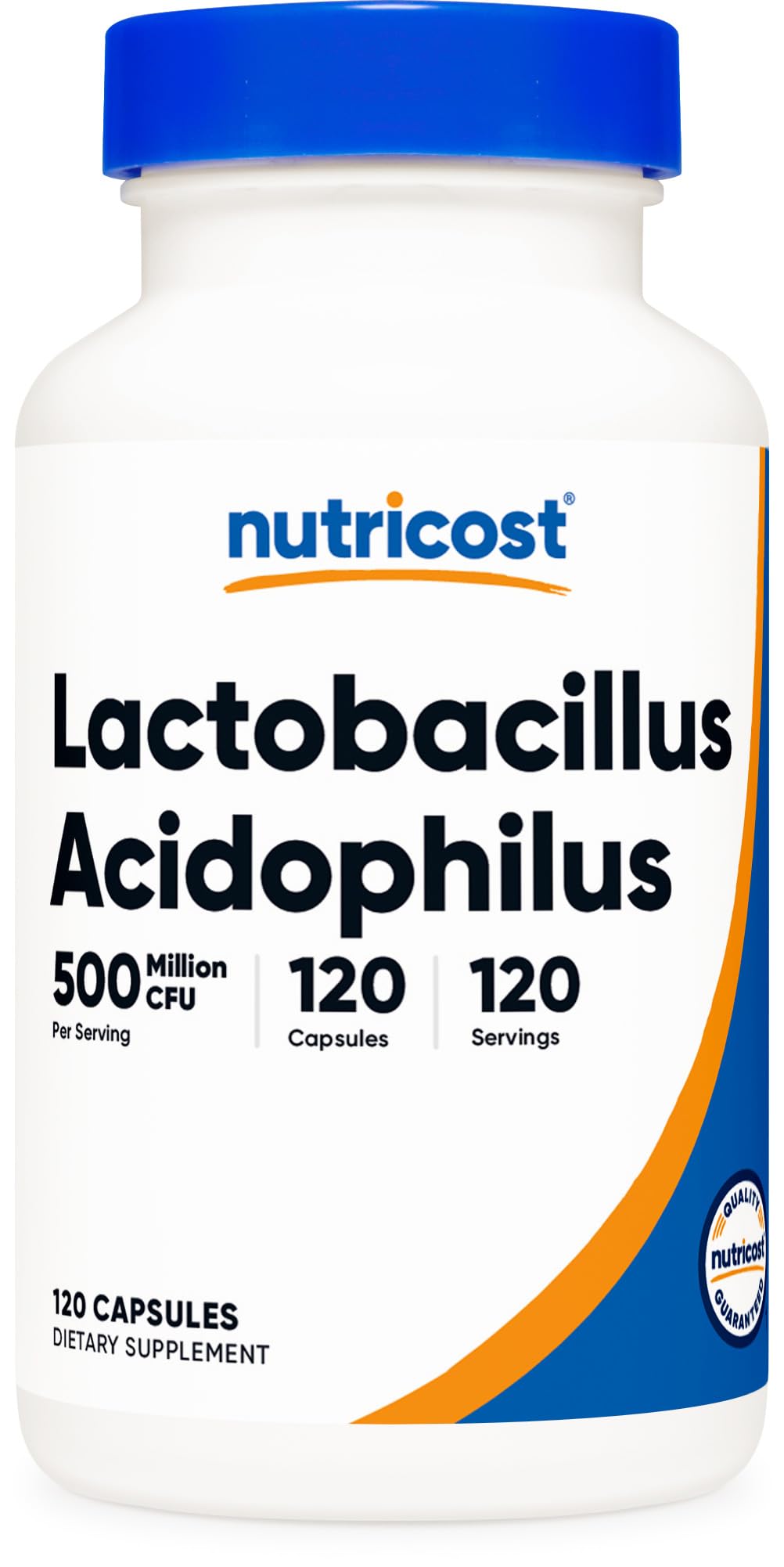 Foto 2 pulgar | Suplemento Nutricost Lactobacillus Acidophilus 500 M Cfu 120 Cápsulas - Venta Internacional.