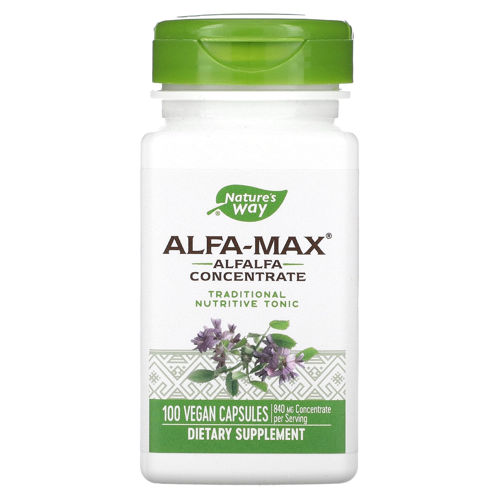 Foto 2 pulgar | Suplemento De Concentrado De Alfalfa Alfa-max De Nature's Way  100 Cápsulas - Venta Internacional.