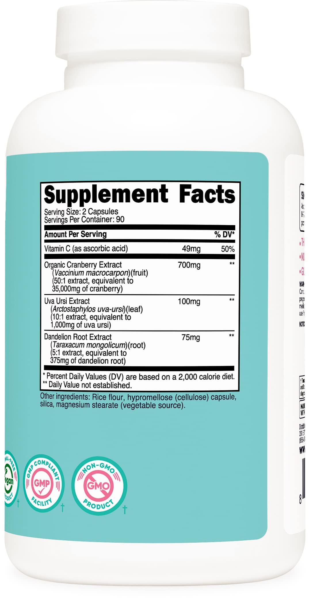 Foto 5 pulgar | Suplemento Nutricost De Extracto De Arándano De 35 000 Mg Para Mujeres - Venta Internacional.