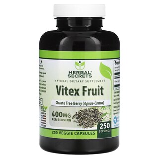 Foto 1 | Suplemento Herbal Secrets Vitex Fruit 400 Mg 250 Cápsulas Vegetarianas - Venta Internacional.