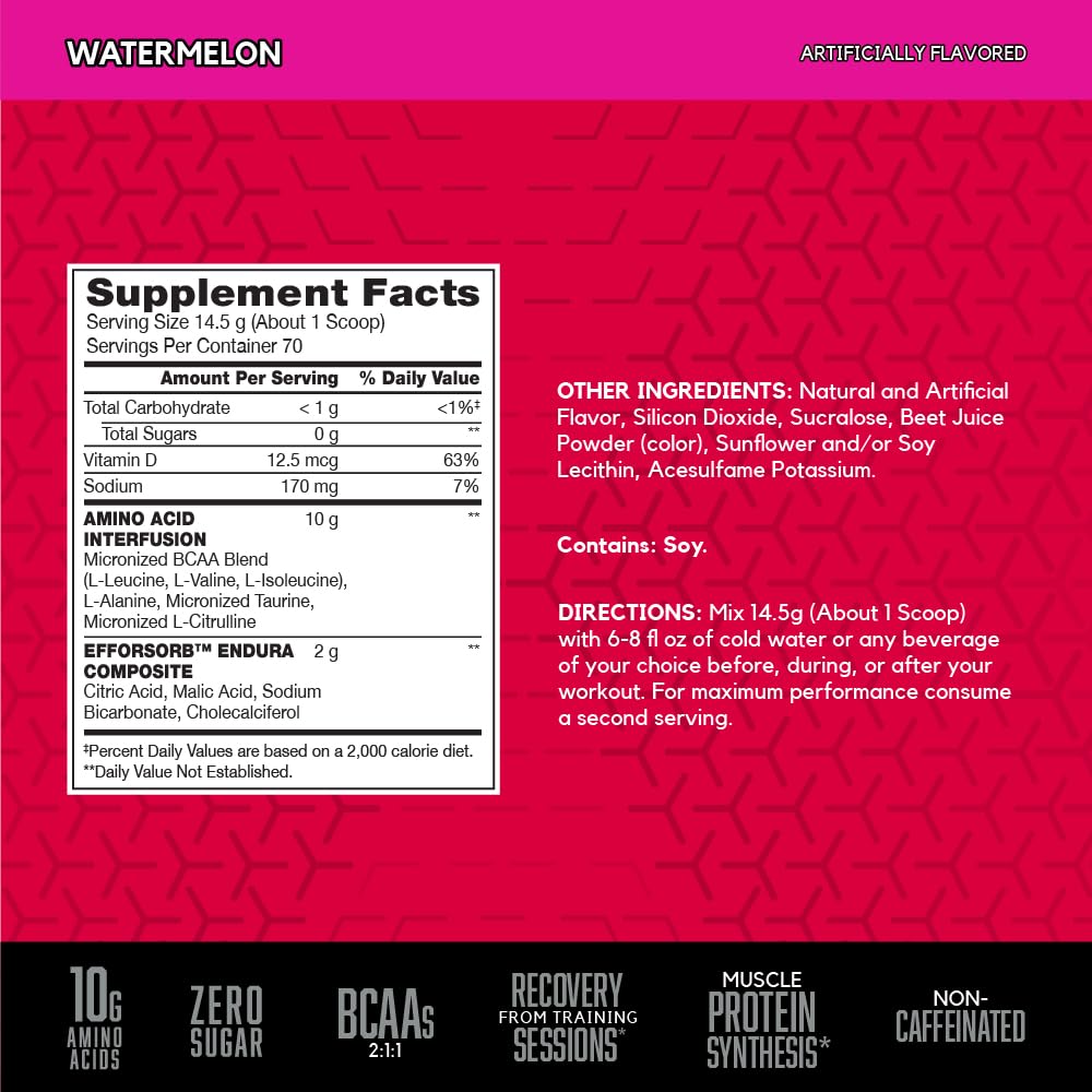 Foto 2 | Suplemento Bsn Amino X Muscle Recovery Sandía 70 Porciones - Venta Internacional.