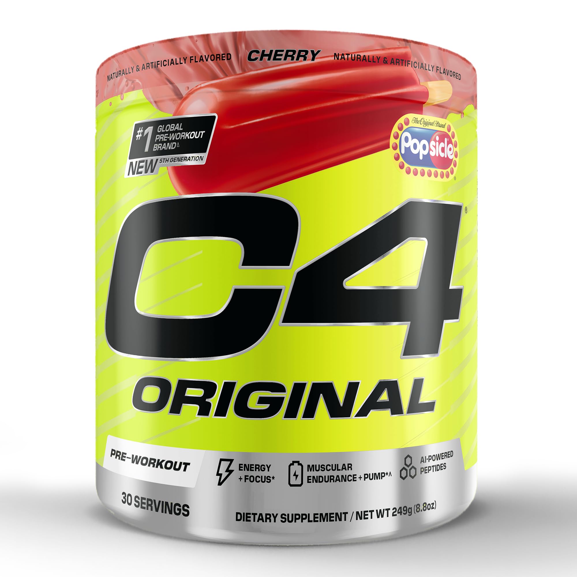 Foto 2 pulgar | Pre-workout Cellucor C4 Original Popsicle Cherry 30 Porciones - Venta Internacional.