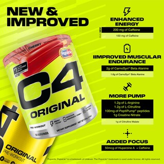 Foto 4 | Pre-workout Cellucor C4 Original Popsicle Cherry 30 Porciones - Venta Internacional.