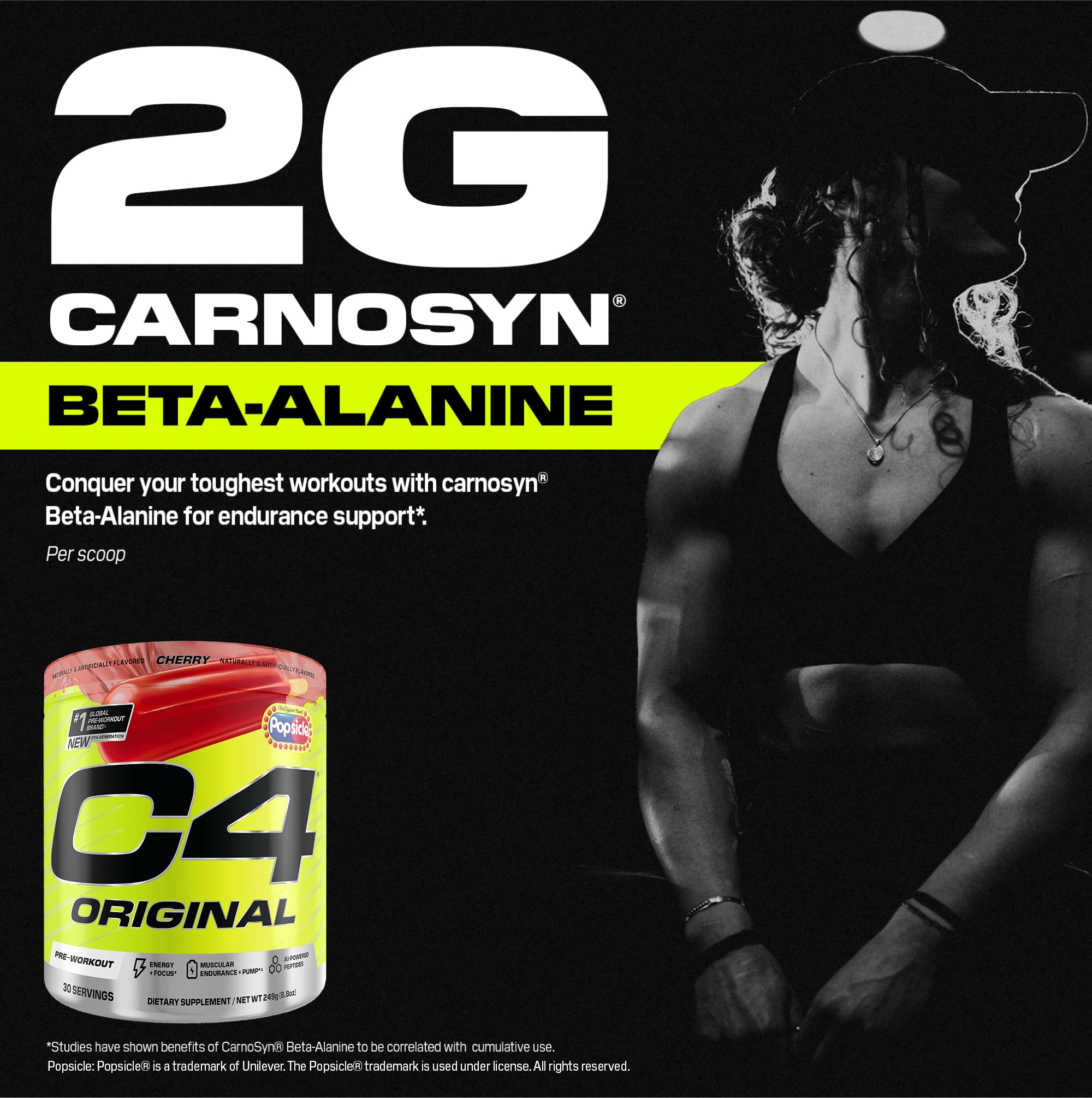 Foto 7 pulgar | Pre-workout Cellucor C4 Original Popsicle Cherry 30 Porciones - Venta Internacional.