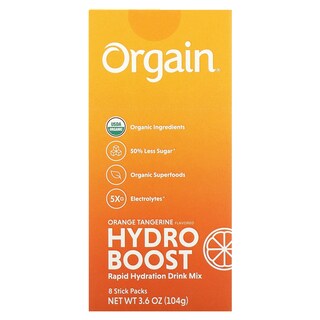 Foto 1 | Mezcla De Bebidas Hidratantes Orgain Hydro Boost Naranja Y Mandarina 13 G - Venta Internacional.