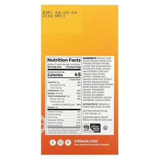 Foto 2 | Mezcla De Bebidas Hidratantes Orgain Hydro Boost Naranja Y Mandarina 13 G - Venta Internacional.