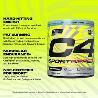Foto 2 | Polvo Preentrenamiento Cellucor C4 Ripped Sport 20 Porciones - Venta Internacional.