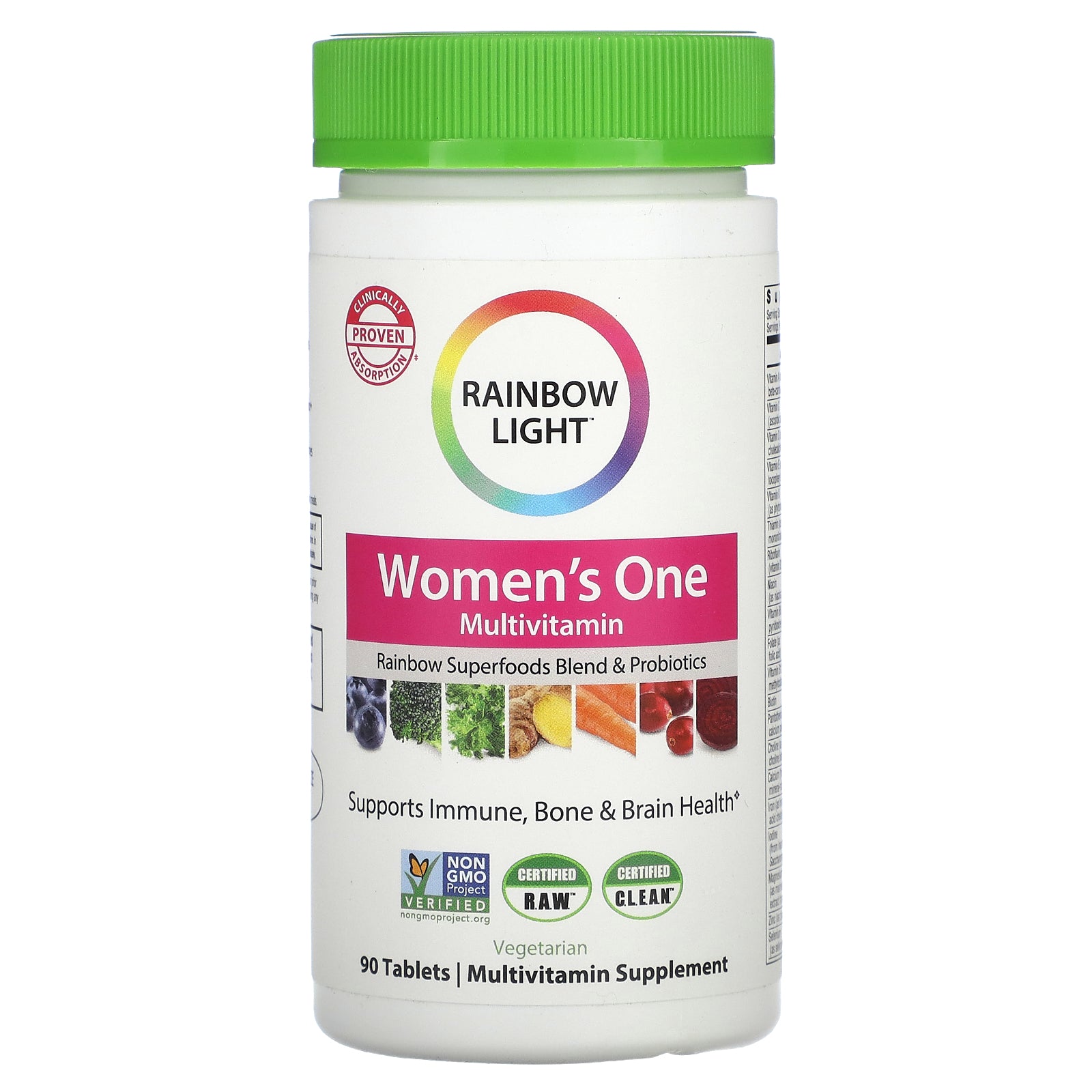 Foto 2 pulgar | Multivitamínico Rainbow Light Women's One 90 Comprimidos - Venta Internacional.