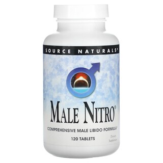Foto 1 | Suplemento Source Naturals Male Nitro 120 Comprimidos - Venta Internacional.