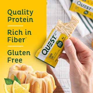 Foto 3 | Protein Bars Quest Nutrition Tarta De Limón 20g 12 Unidades - Venta Internacional.