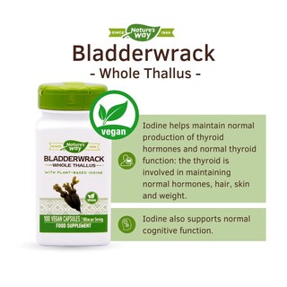 Foto 3 | Suplemento Nature's Way Bladderwrack 100 Cápsulas Vegetarianas - Venta Internacional.