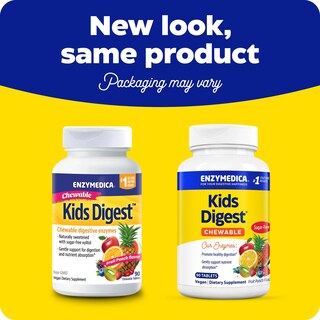 Foto 2 | Enzimas Digestivas Masticables Enzymedica Kids Digest 90 Comprimidos - Venta Internacional.