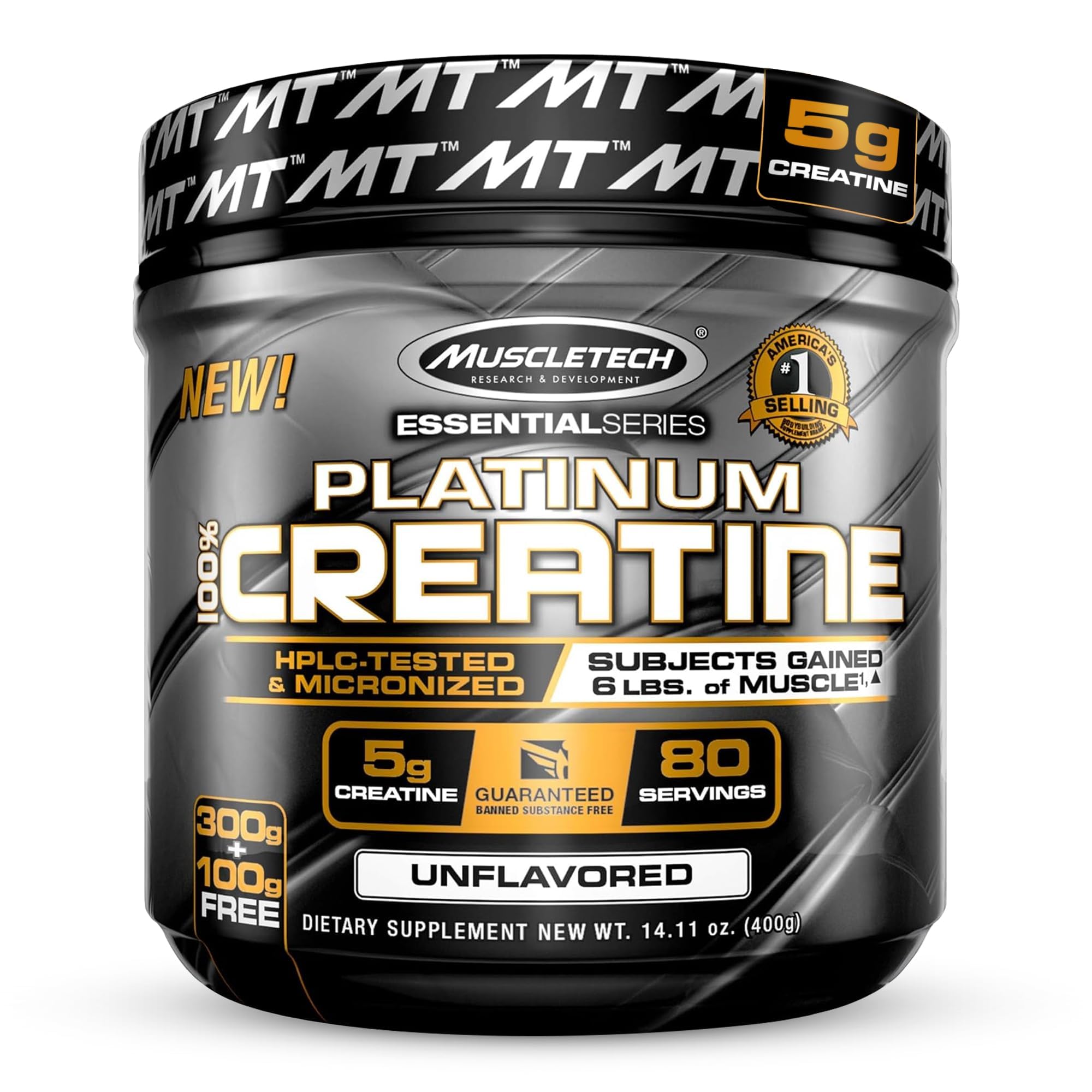 Foto 2 | Suplemento Muscletech Platinum De Creatina Micronizada Pura  400 G - Venta Internacional.