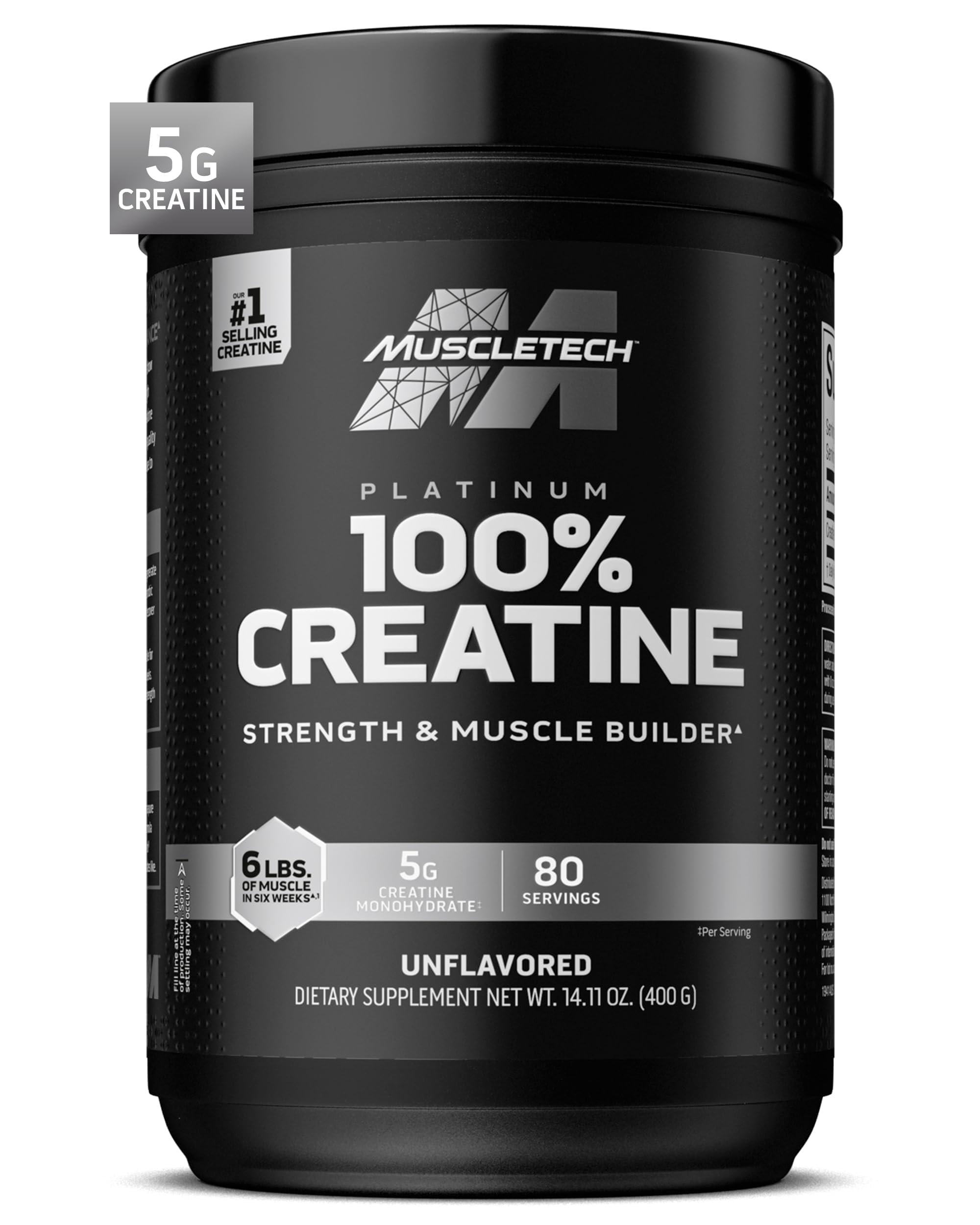 Foto 3 | Suplemento Muscletech Platinum De Creatina Micronizada Pura  400 G - Venta Internacional.