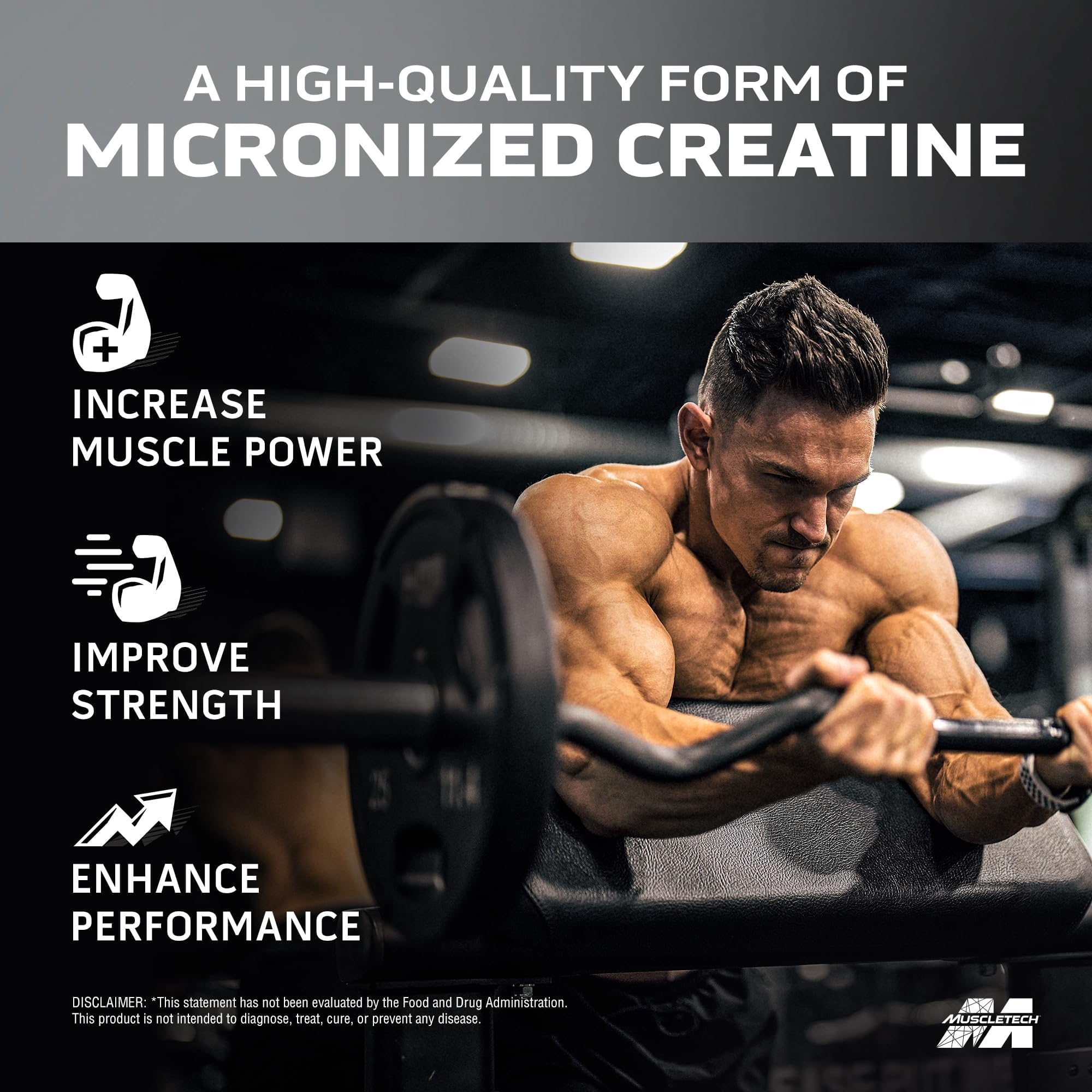 Foto 4 | Suplemento Muscletech Platinum De Creatina Micronizada Pura  400 G - Venta Internacional.