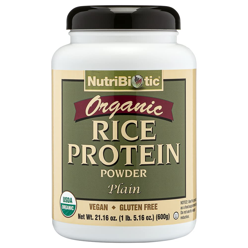 Foto 2 pulgar | Proteína En Polvo Nutribiotic  Arroz Orgánico  600 Ml  80% De Proteína - Venta Internacional.