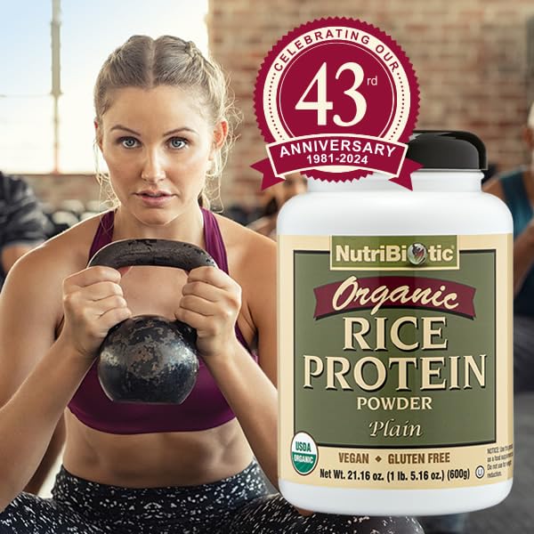 Foto 7 pulgar | Proteína En Polvo Nutribiotic  Arroz Orgánico  600 Ml  80% De Proteína - Venta Internacional.