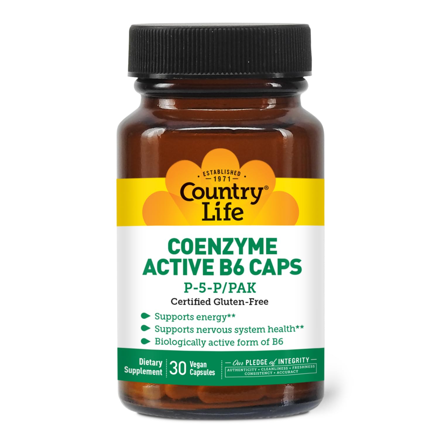 Foto 2 pulgar | Suplemento Country Life Coenzyme Active B-6 50 Mg De Vitamina B6 - Venta Internacional.