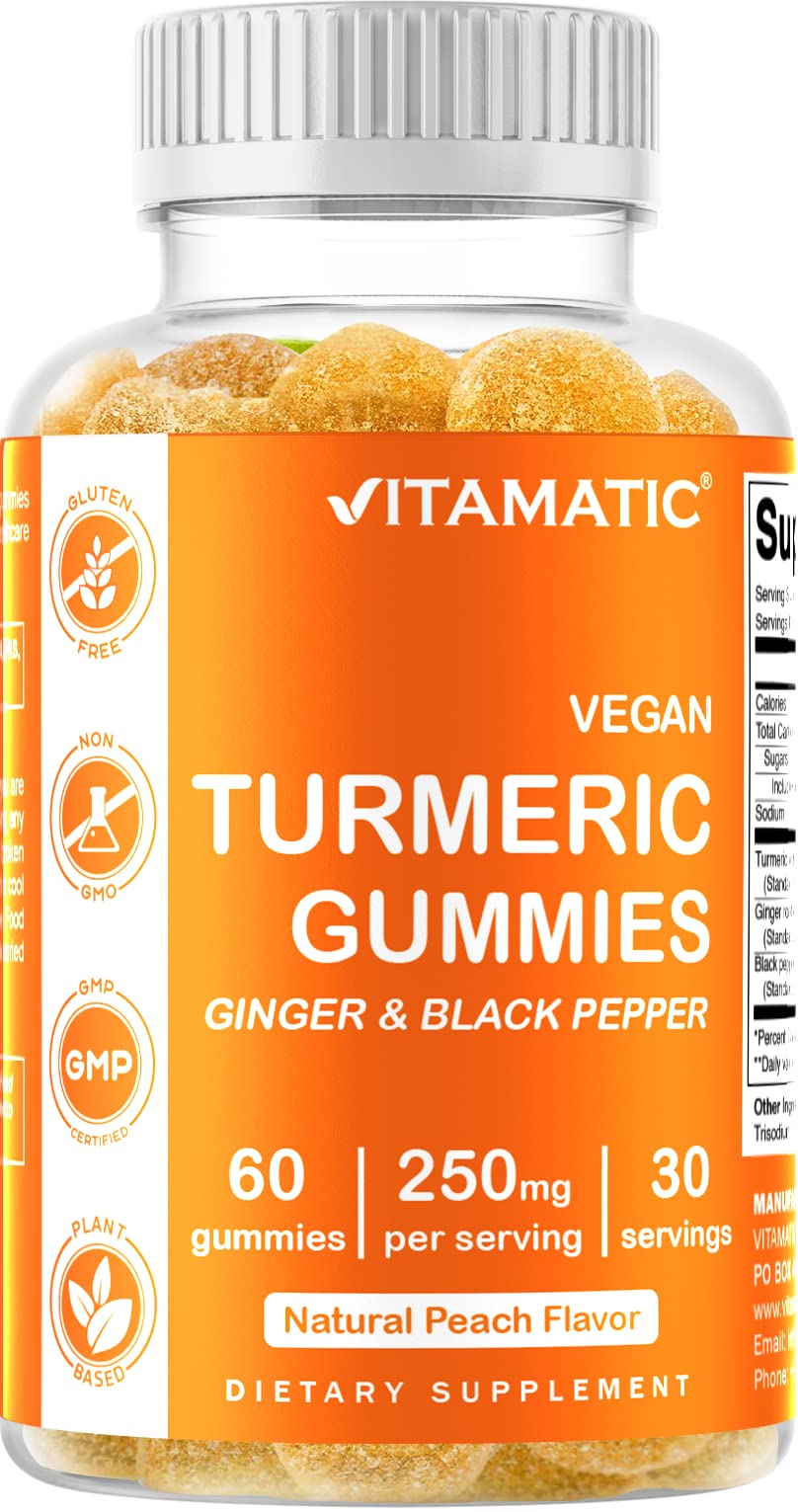 Foto 2 pulgar | Suplemento: Gomitas De Cúrcuma Vitamáticas  60 Gomitas Veganas - Venta Internacional.
