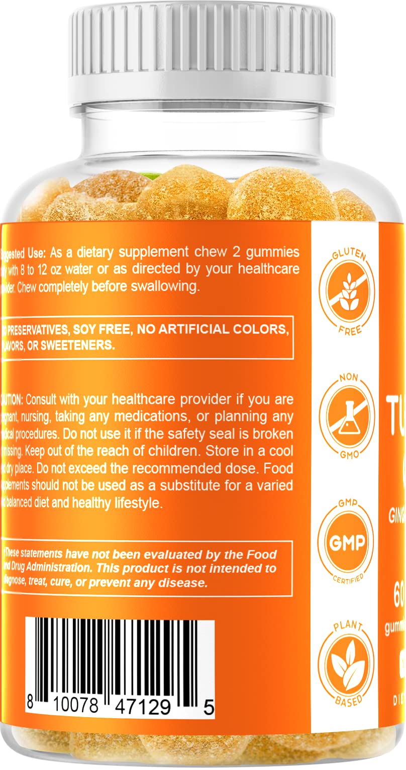 Foto 7 pulgar | Suplemento: Gomitas De Cúrcuma Vitamáticas  60 Gomitas Veganas - Venta Internacional.