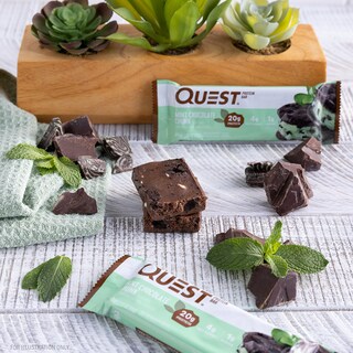 Foto 5 | Protein Bars Quest Nutrition En Trozos De Chocolate Con Menta 20 G 12 - Venta Internacional.