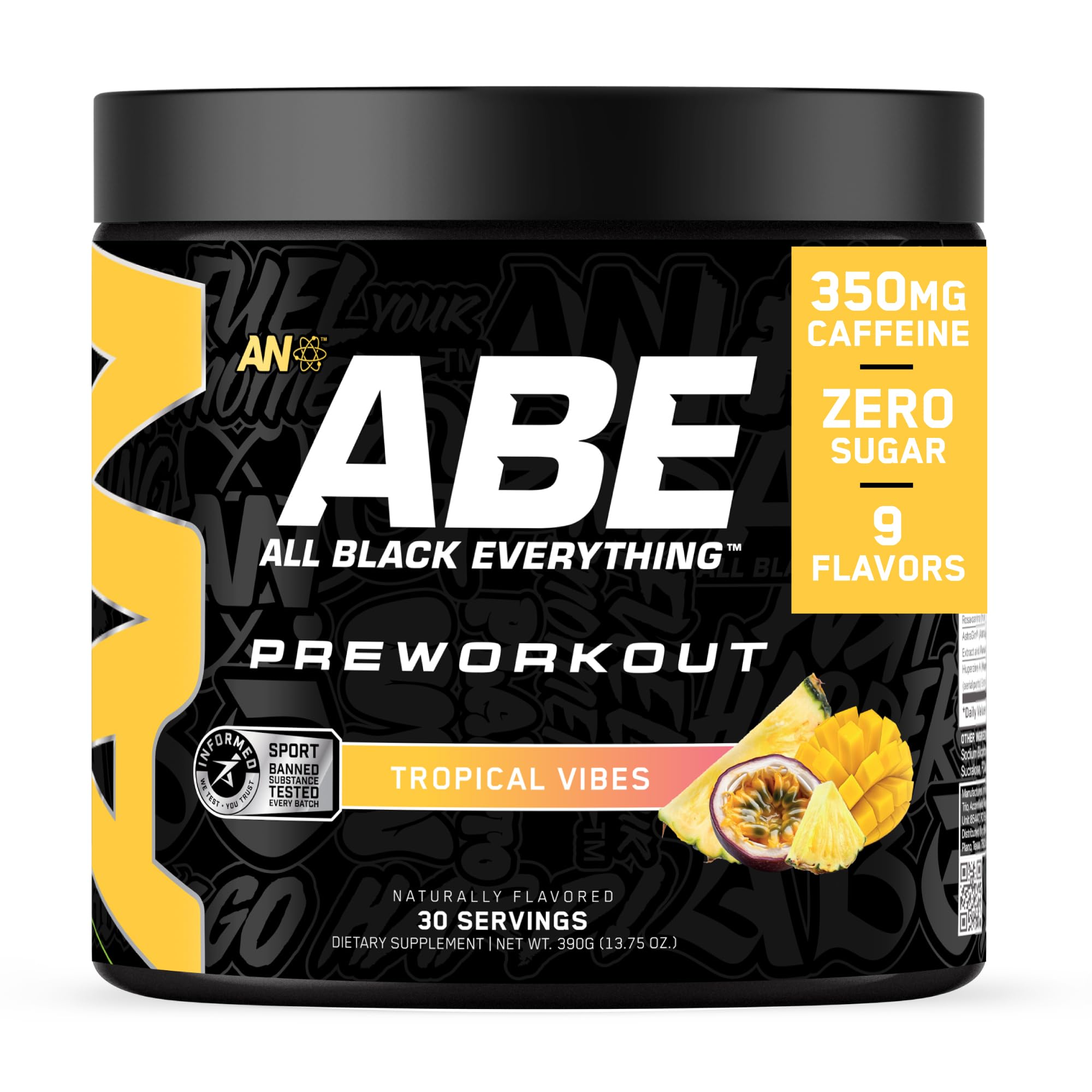 Foto 2 pulgar | Polvo Pre Workout Abe All Black Everything  30 Porciones - Venta Internacional