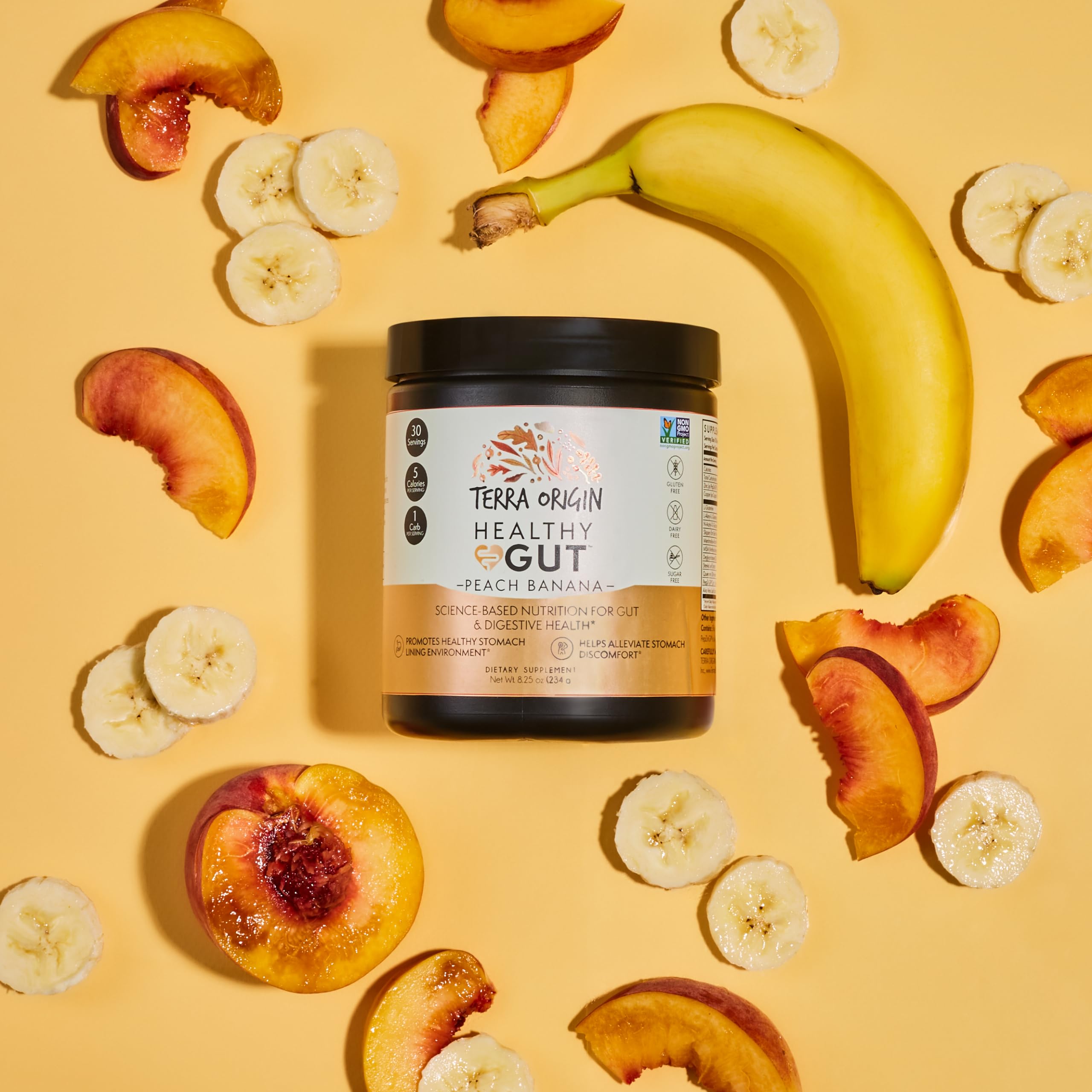Foto 4 | Suplemento Terra Origin Healthy Gut Peach Banana 30 Porciones - Venta Internacional.