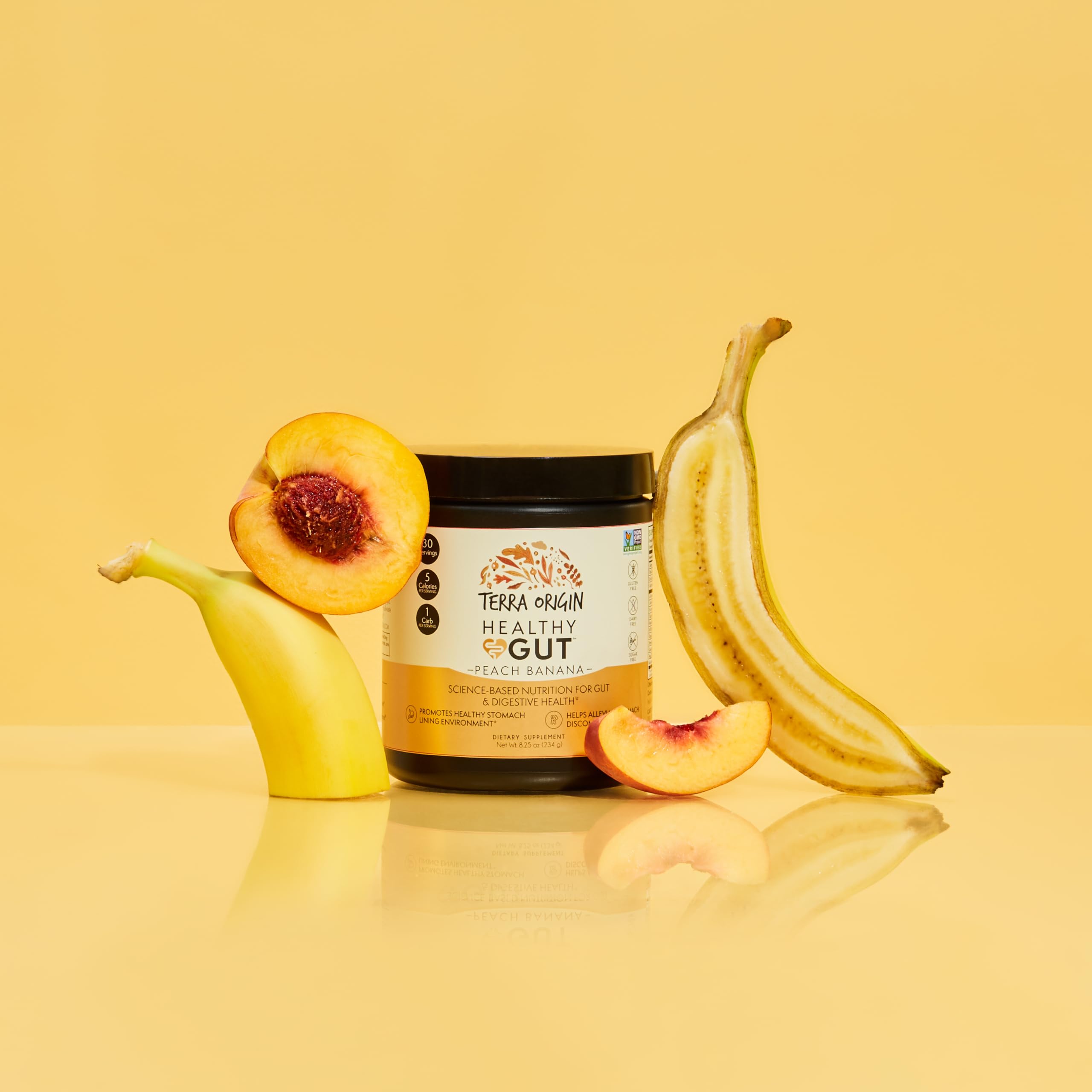 Foto 5 | Suplemento Terra Origin Healthy Gut Peach Banana 30 Porciones - Venta Internacional.