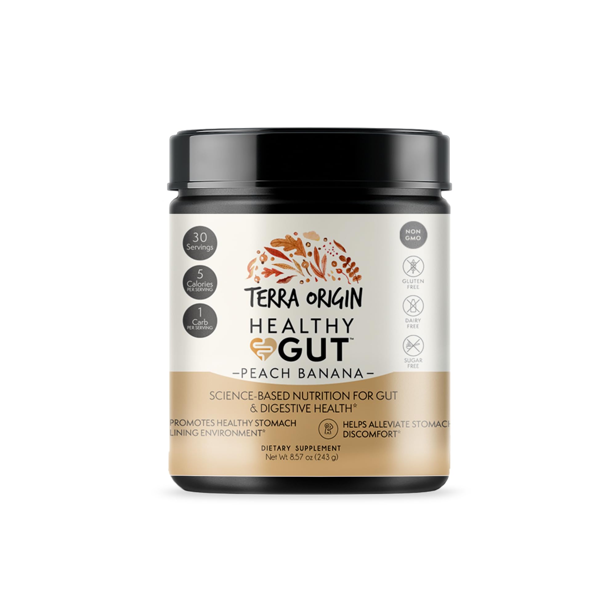 Foto 6 | Suplemento Terra Origin Healthy Gut Peach Banana 30 Porciones - Venta Internacional.