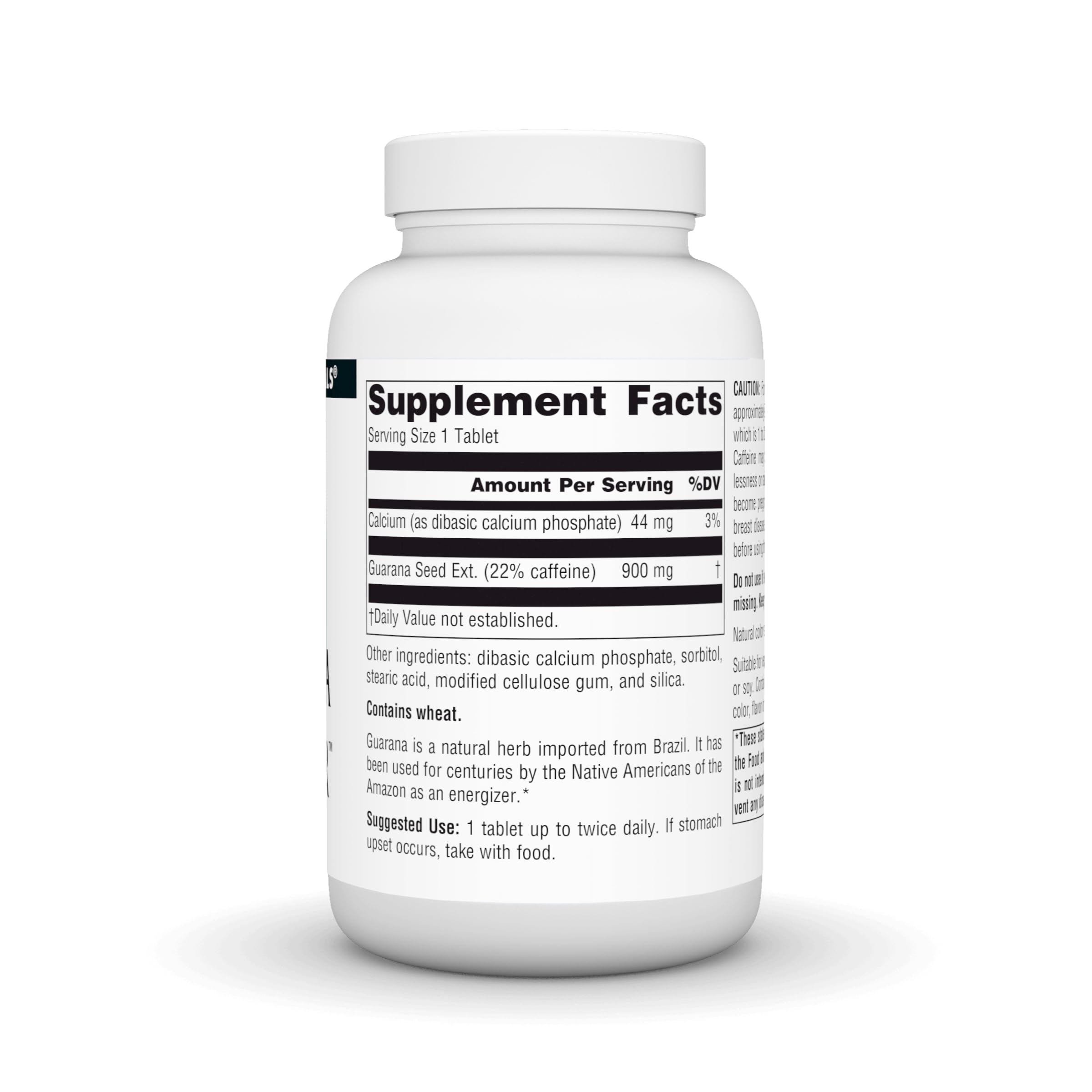 Foto 3 pulgar | Supplement Source Naturals Guarana Energizer 900 Mg 100 Comprimidos - Venta Internacional.