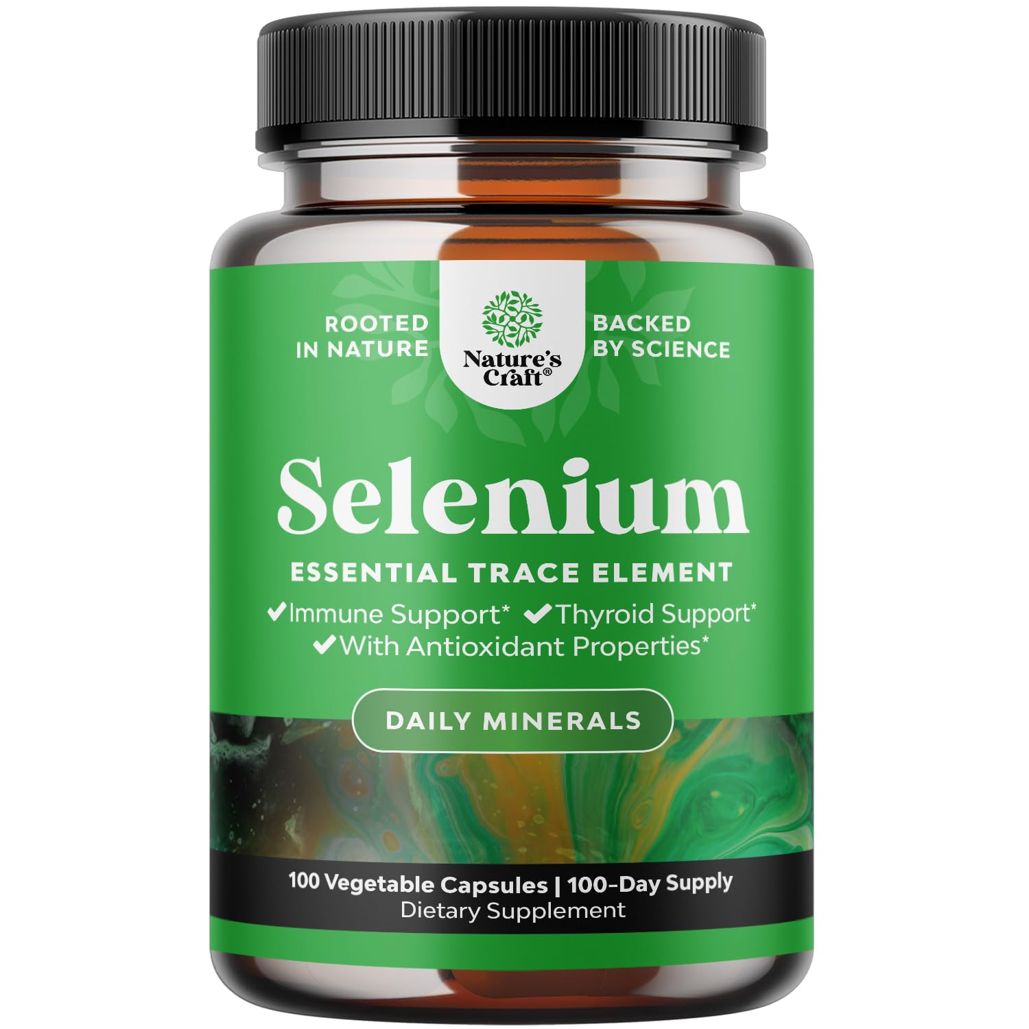 Foto 1 | Suplemento Natures Craft De Selenio  200 Mcg  Cápsulas X100 - Venta Internacional.