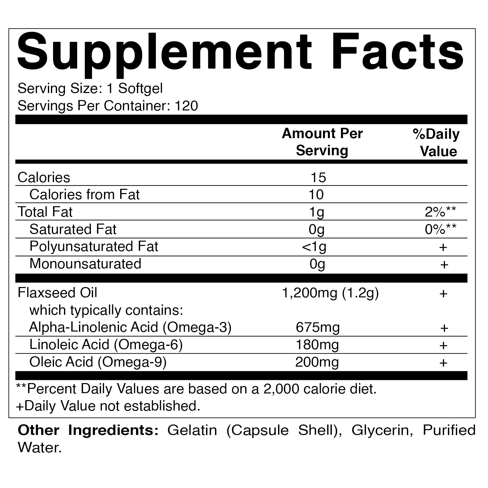 Foto 3 pulgar | Suplemento De Aceite De Linaza Vitamático 1200 Mg 120 Cápsulas Blandas - Venta Internacional.