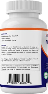 Foto 5 | Suplemento De Aceite De Linaza Vitamático 1200 Mg 120 Cápsulas Blandas - Venta Internacional.
