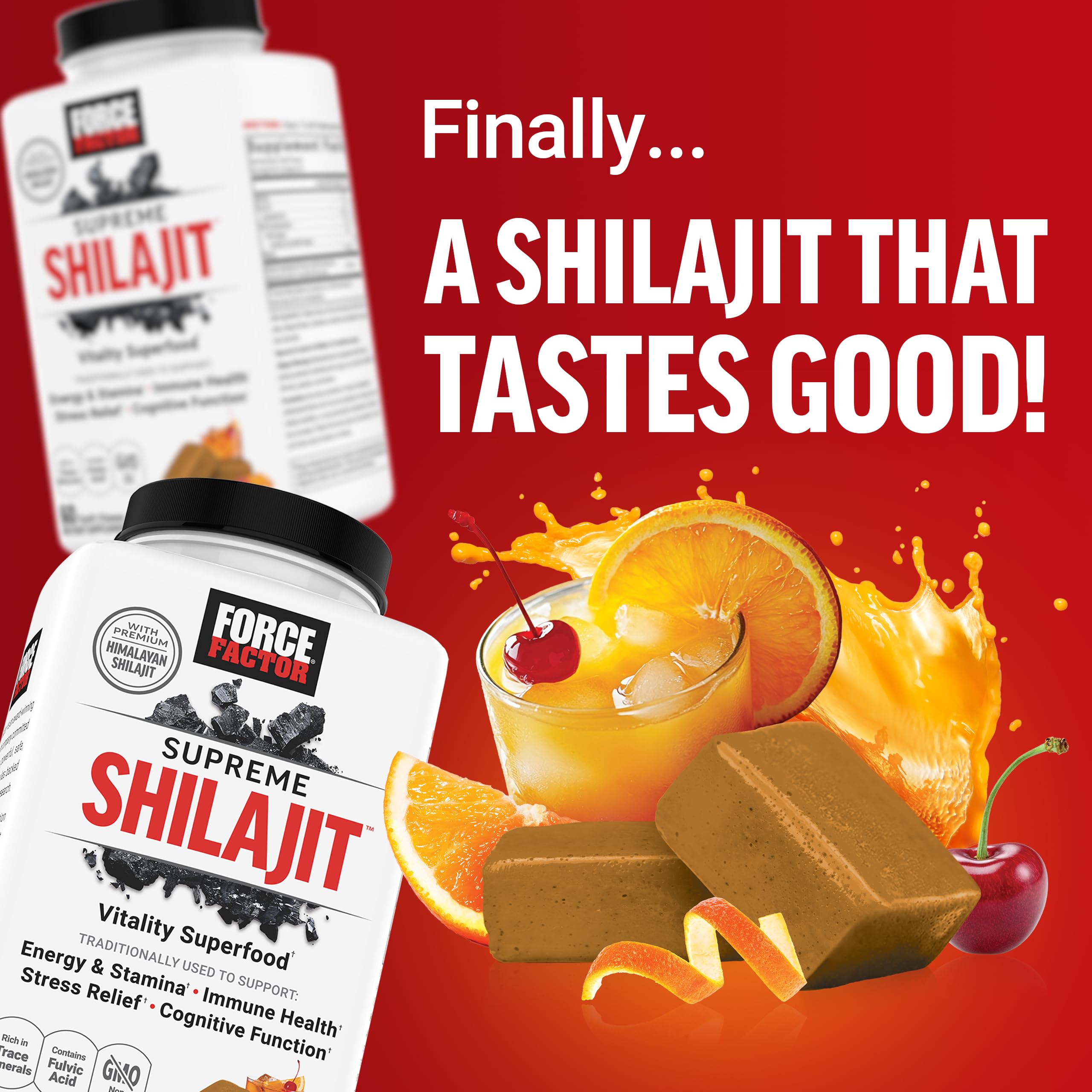 Foto 5 pulgar | Supreme Shilajit Force Factor Premium Himalayan 60 Comprimidos Masticables - Venta Internacional.
