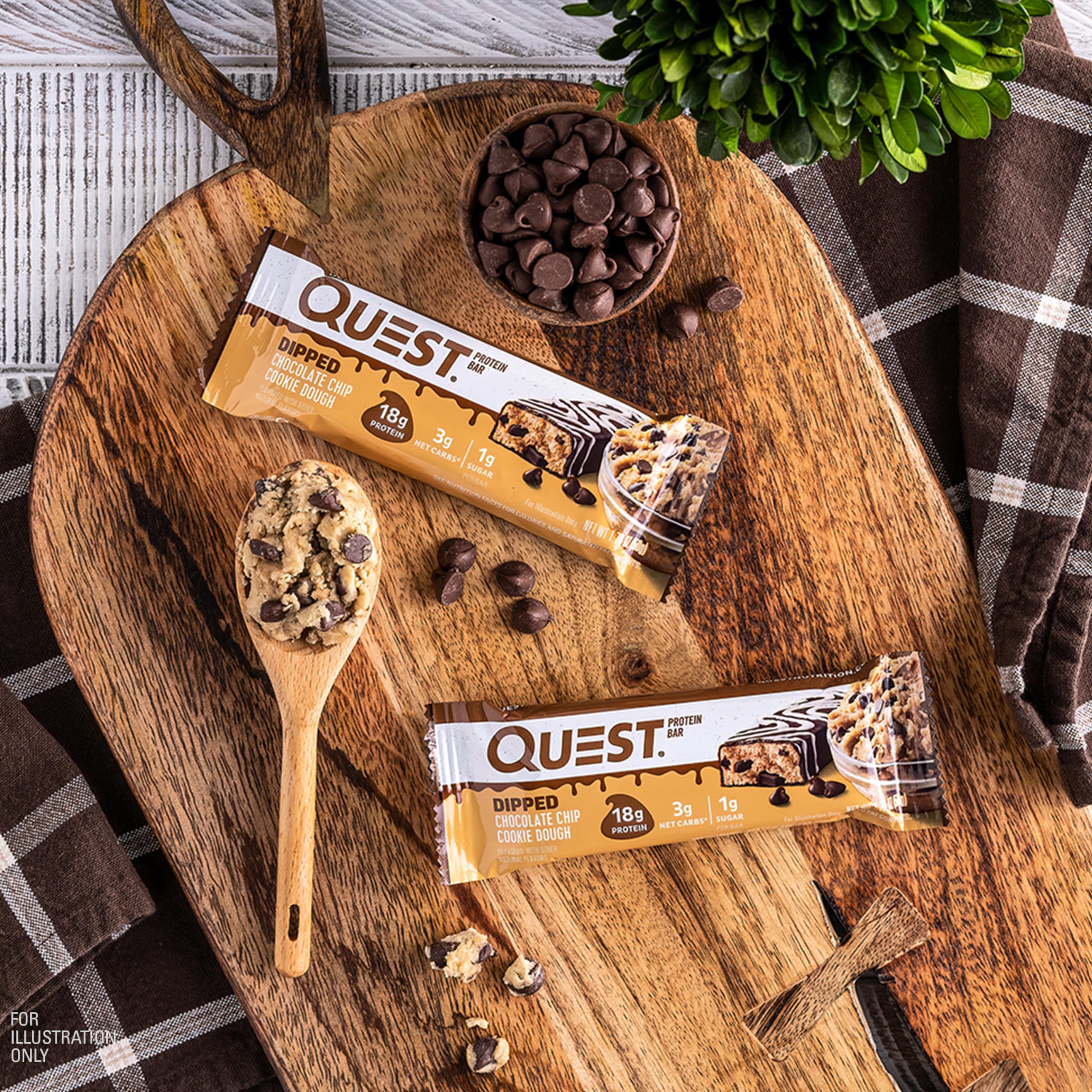 Foto 5 pulgar | Protein Bars Quest Nutrition Con Chispas De Chocolate Bañadas  50 G - Venta Internacional.